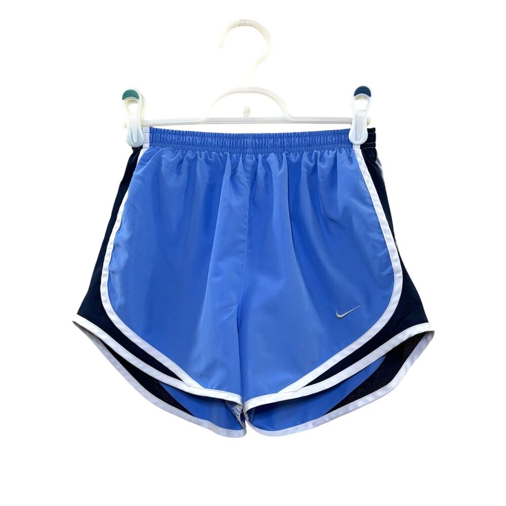 Nike Dri-Fit Tempo Running Shorts Periwinkle Blue and Navy Size Extra Small XS
